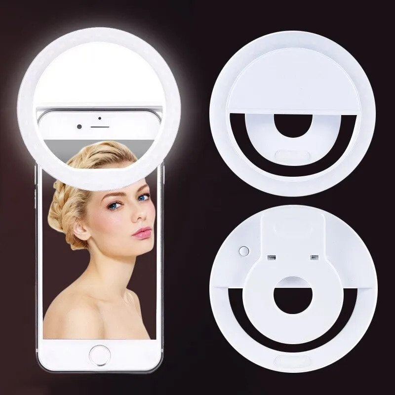 Stand Lighting Photography - USB wiederauf ladbare LED Selfie Ring