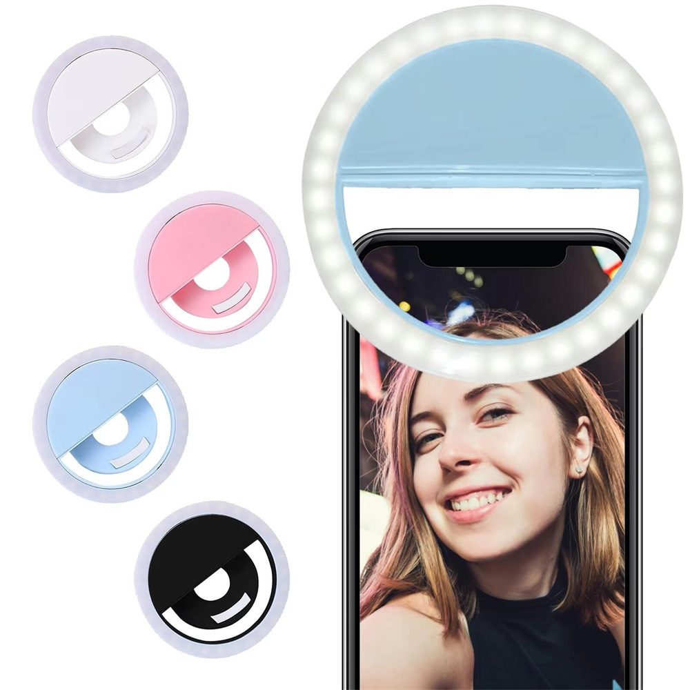 Stand Lighting Photography - LED-Selfie-Ringlicht mit USB-Ladefunktion für Live-Übertragungen und