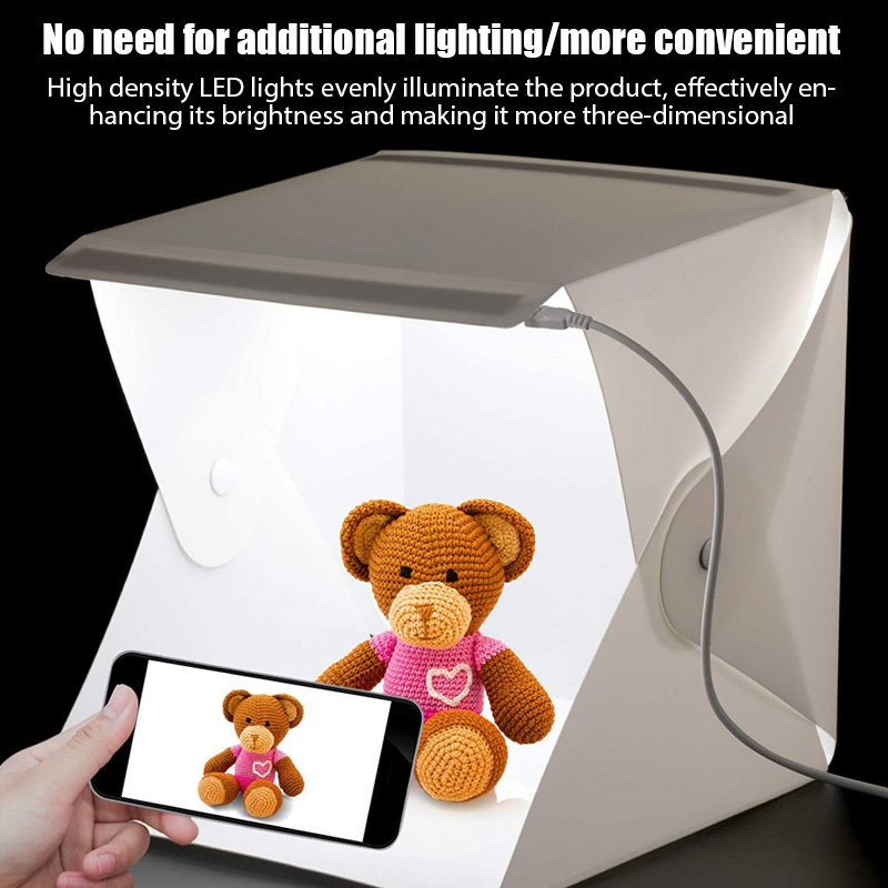 Macro Photography Lighting Kit - Lightbox Licht Box Mini Foto Studio