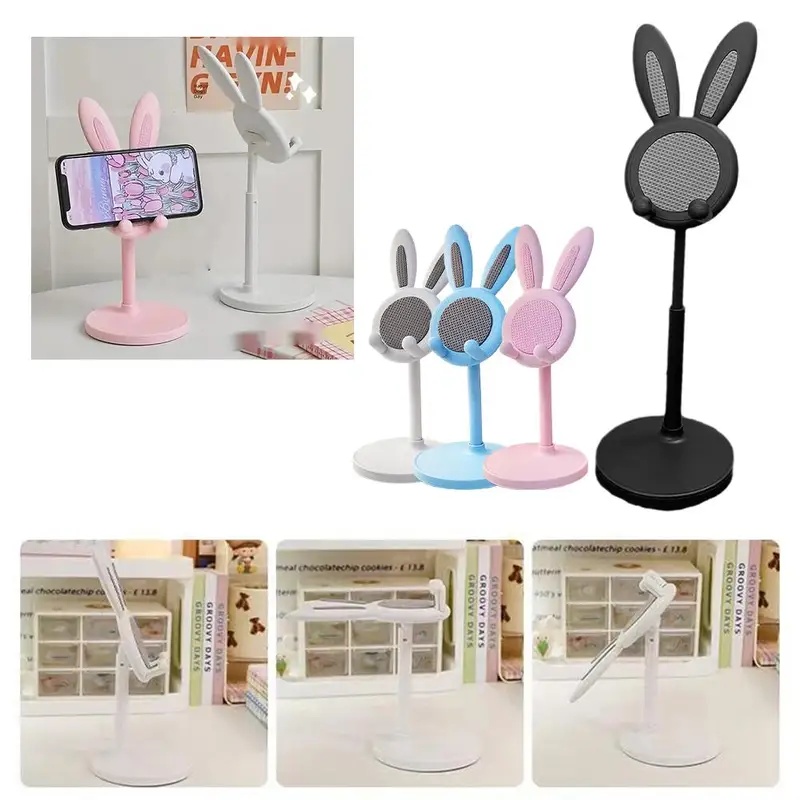 Stand Lighting Photography - 1/2/3/4 Stück niedlicher Kaninchen-Handy-Ständer für den