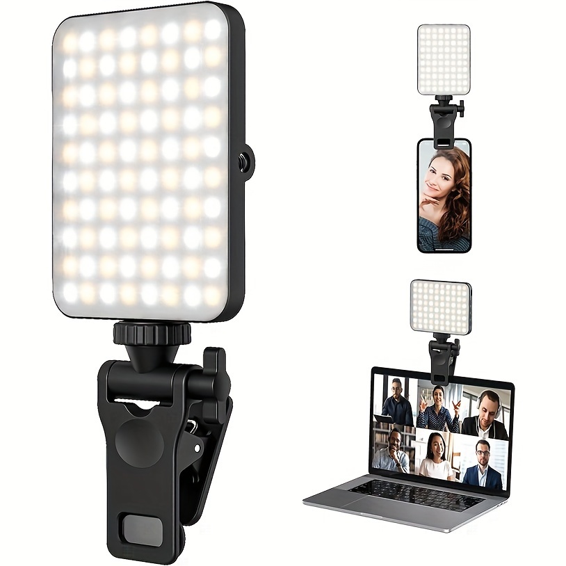 Photography Lighting Equipment - 1 Stück wiederaufladbares magnetisches LED-Selfie-Licht, 3