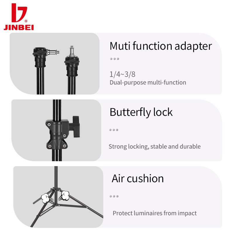 JINBEI MZ-2400FP Luftkissen-Al – Stand Lighting Photography Bewertung und Preis