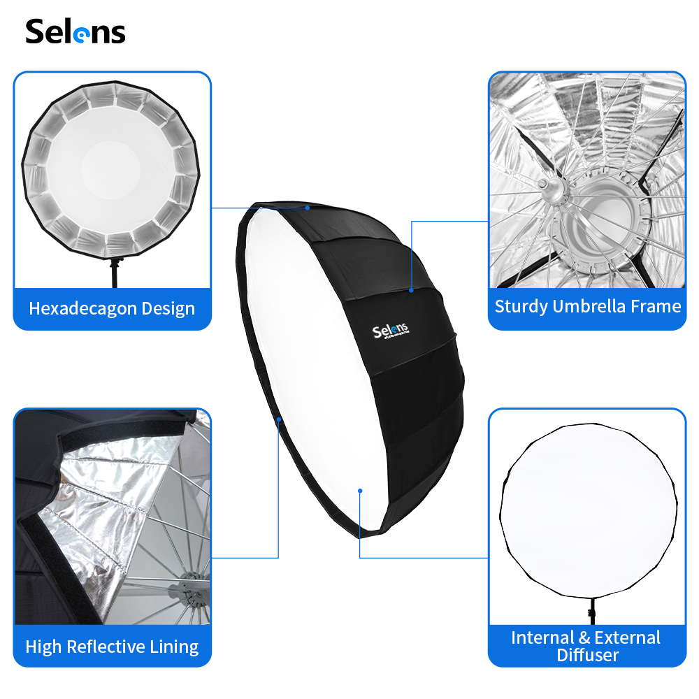 Selens 85cm Regenschirm Radar  – Photography Lighting Umbrella Bewertung und Preis