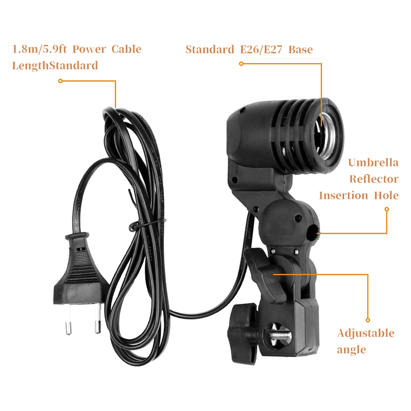 1,8 m Kabel, Glühbirnenständer – Photography Lighting Umbrella Bewertung und Preis