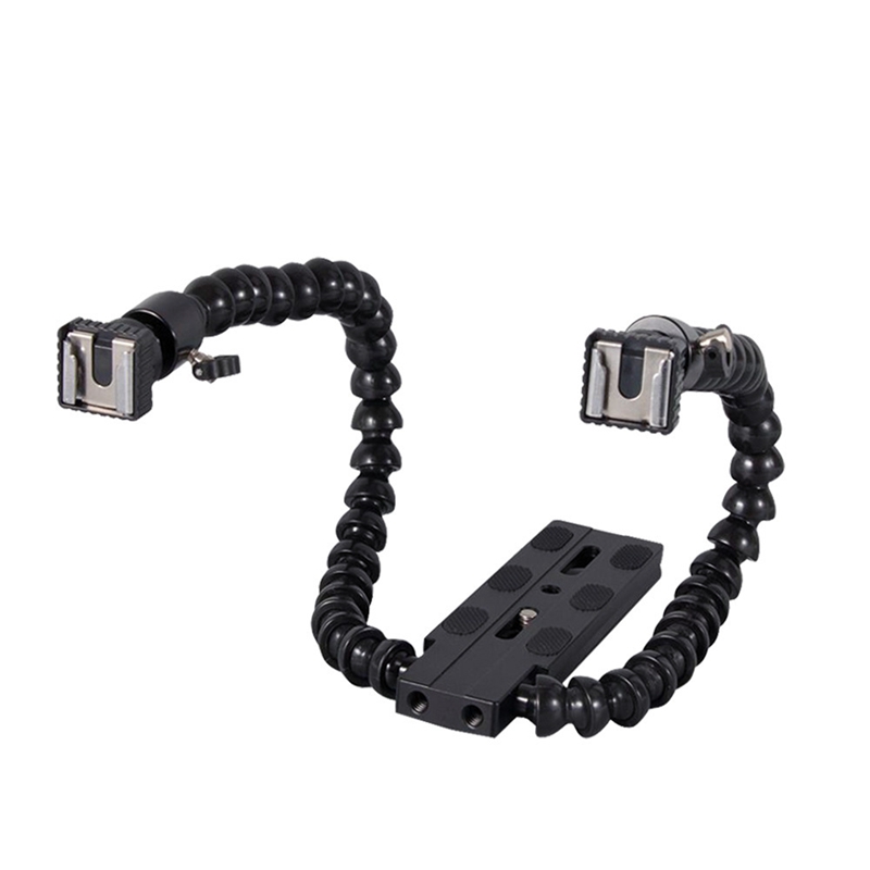 Flexible Dual Arm Hot Shoe Fla – Macro Photography Lighting Kit Bewertung und Preis