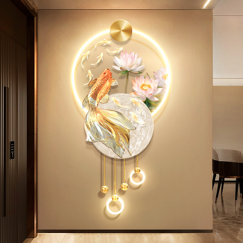 Home Dekoration Koi Fisch Eing – Photography Lighting Wall Bewertung und Preis