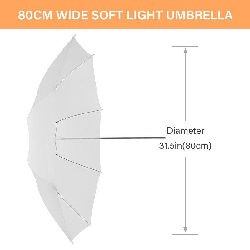 76 * 80cm X4 Transparenter Wei – Photography Lighting Umbrella Bewertung und Preis