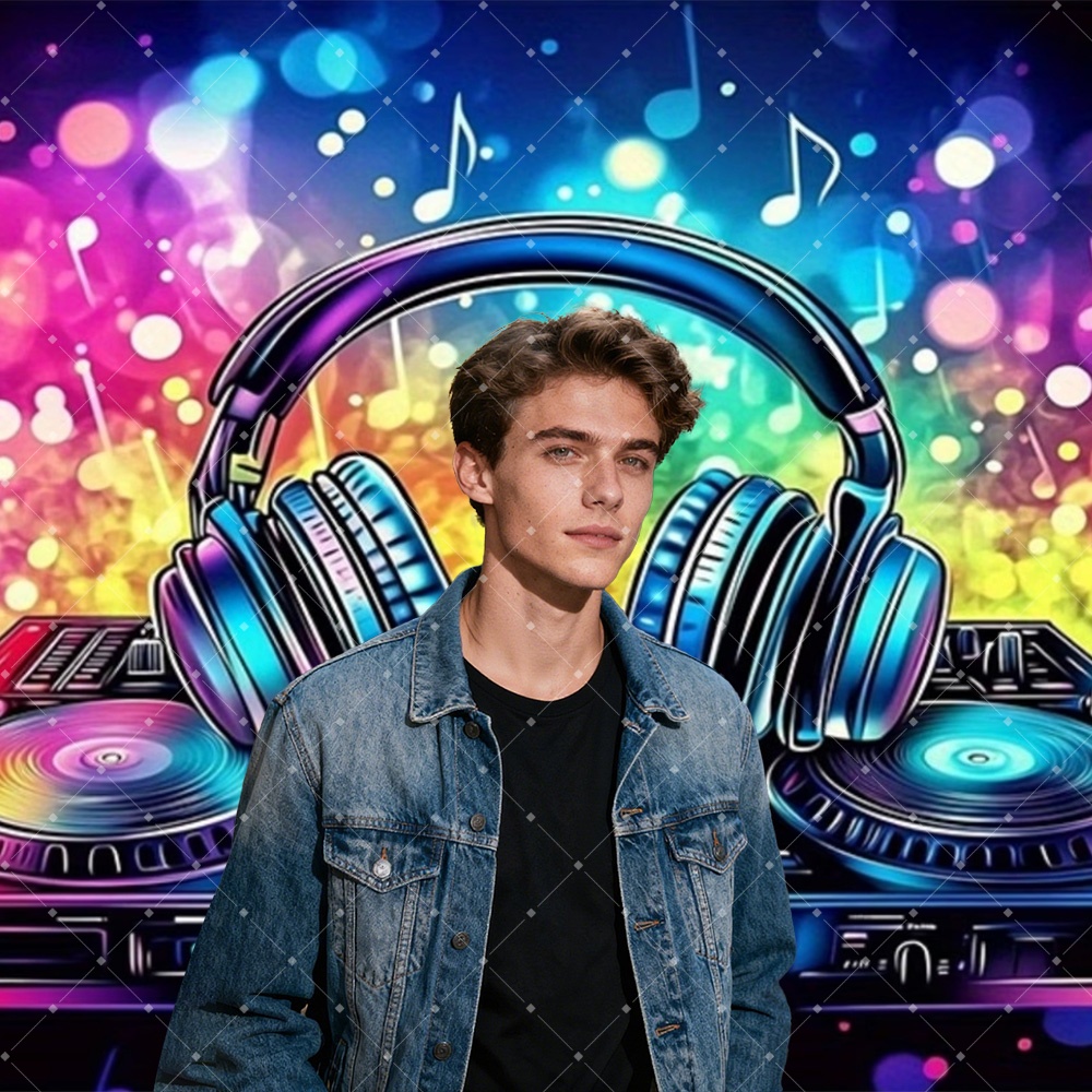 Hip-Hop-Musik, DJ-Party-Dekora – Photography Lighting Studio Bewertung und Preis