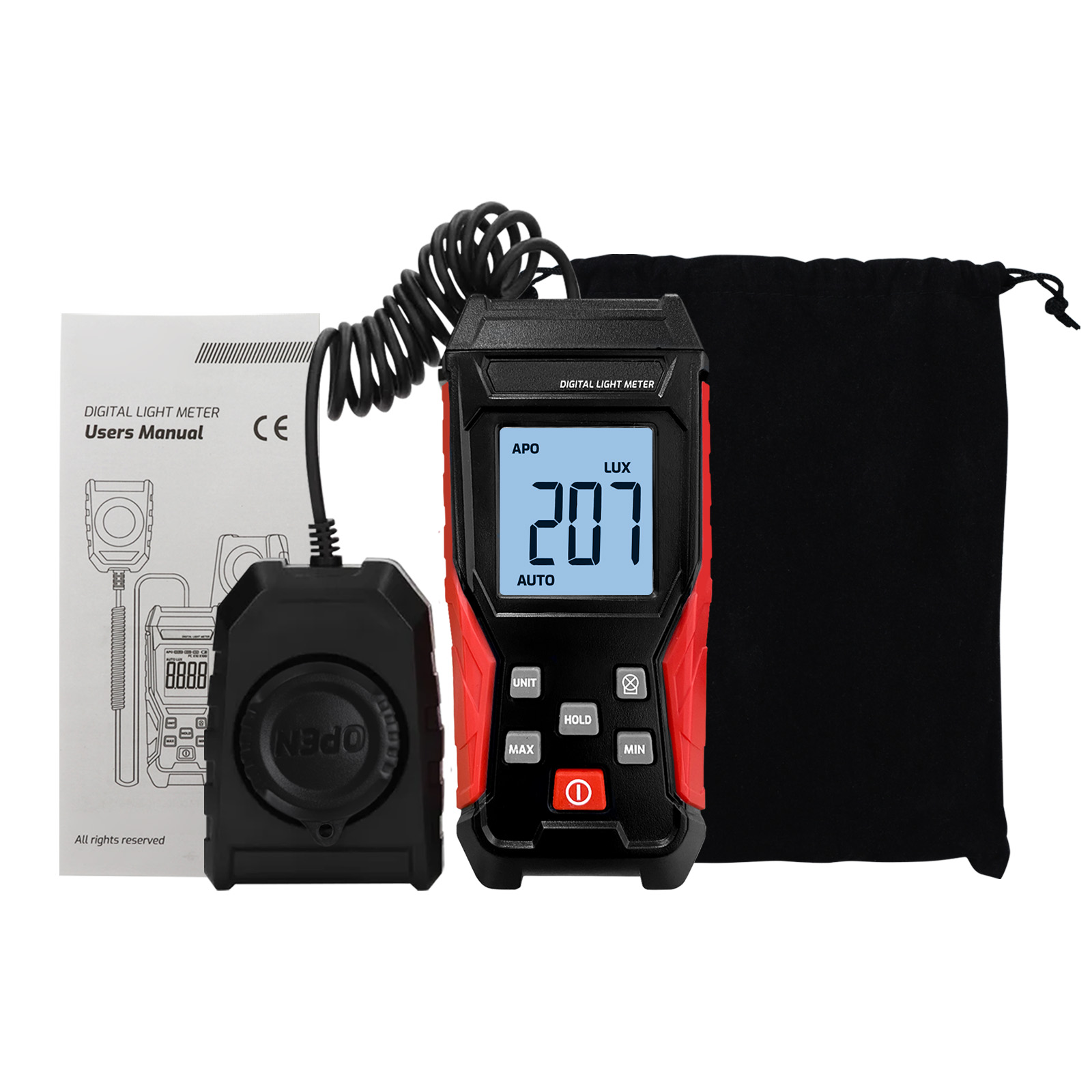 200000 Lux Digitales Licht-Lux – Photography Lighting Test Bewertung und Preis
